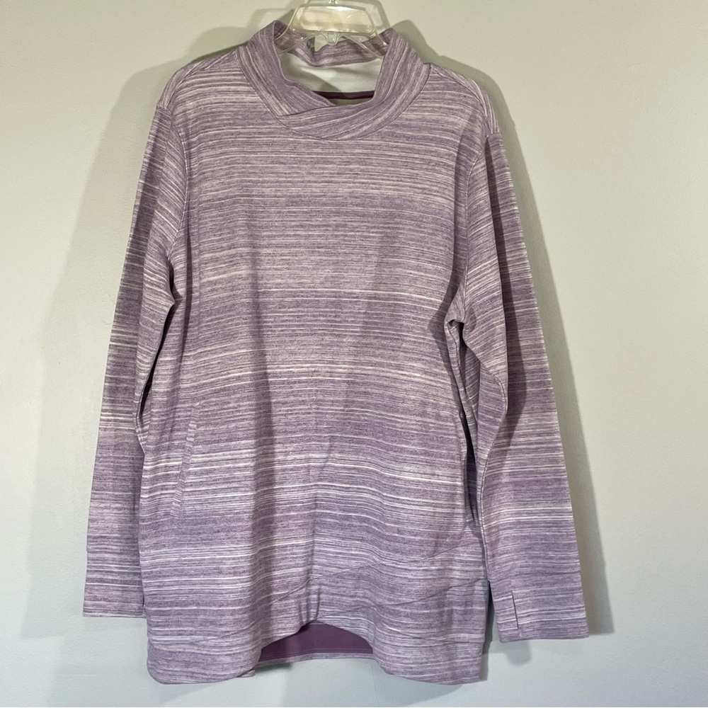 Women's Purple Striped Top